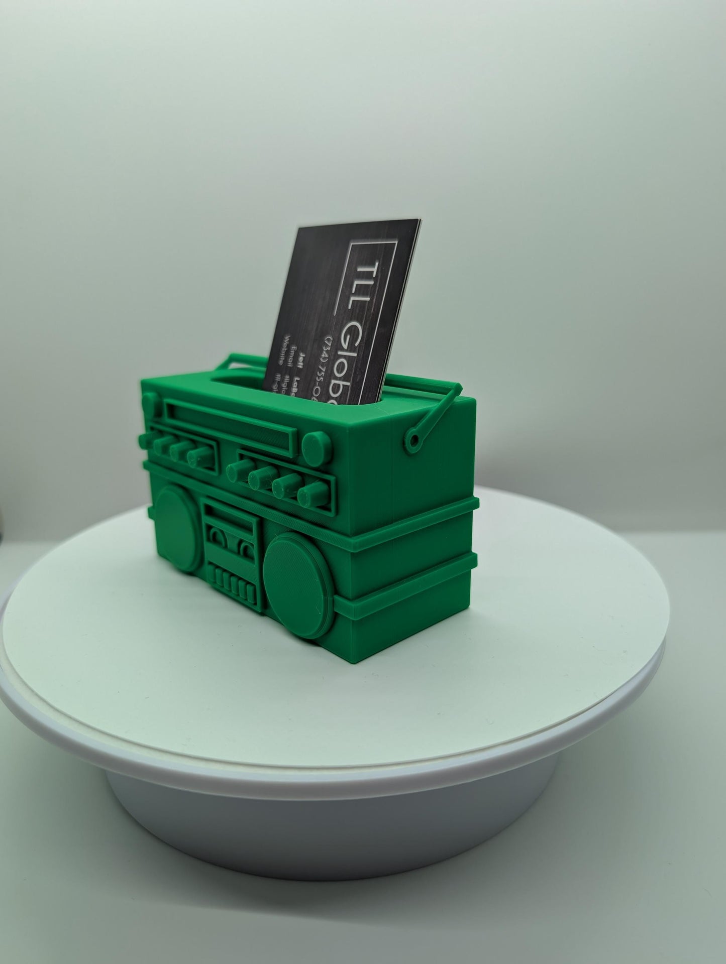 Business Card Holder BoomBox Radio - DJ