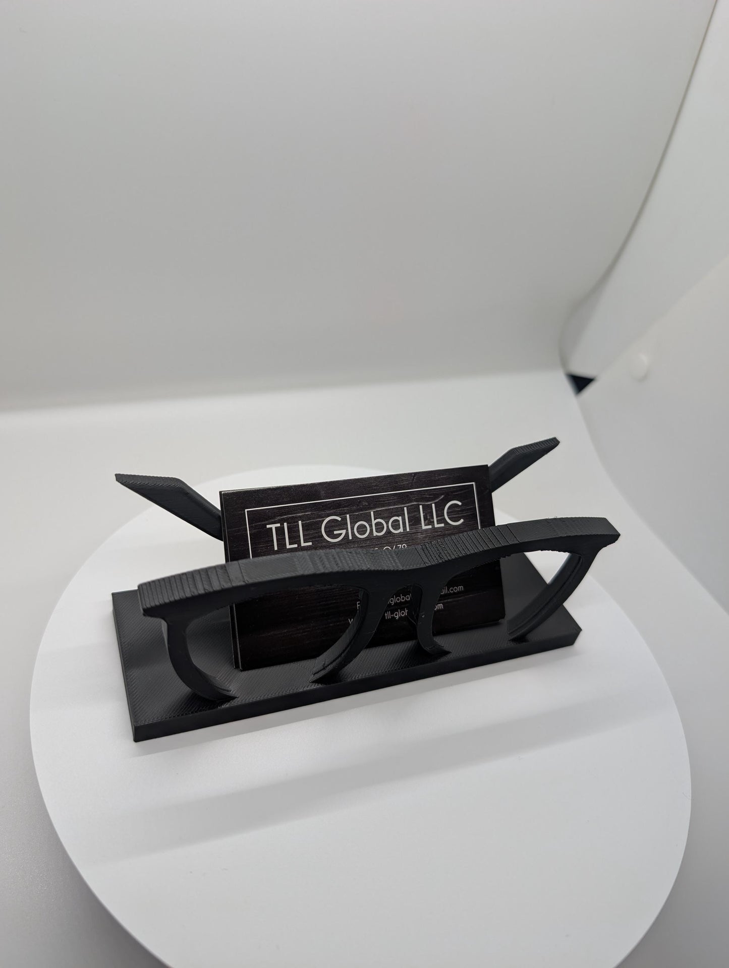 Glasses Buisness Card Holder - optometrist office black