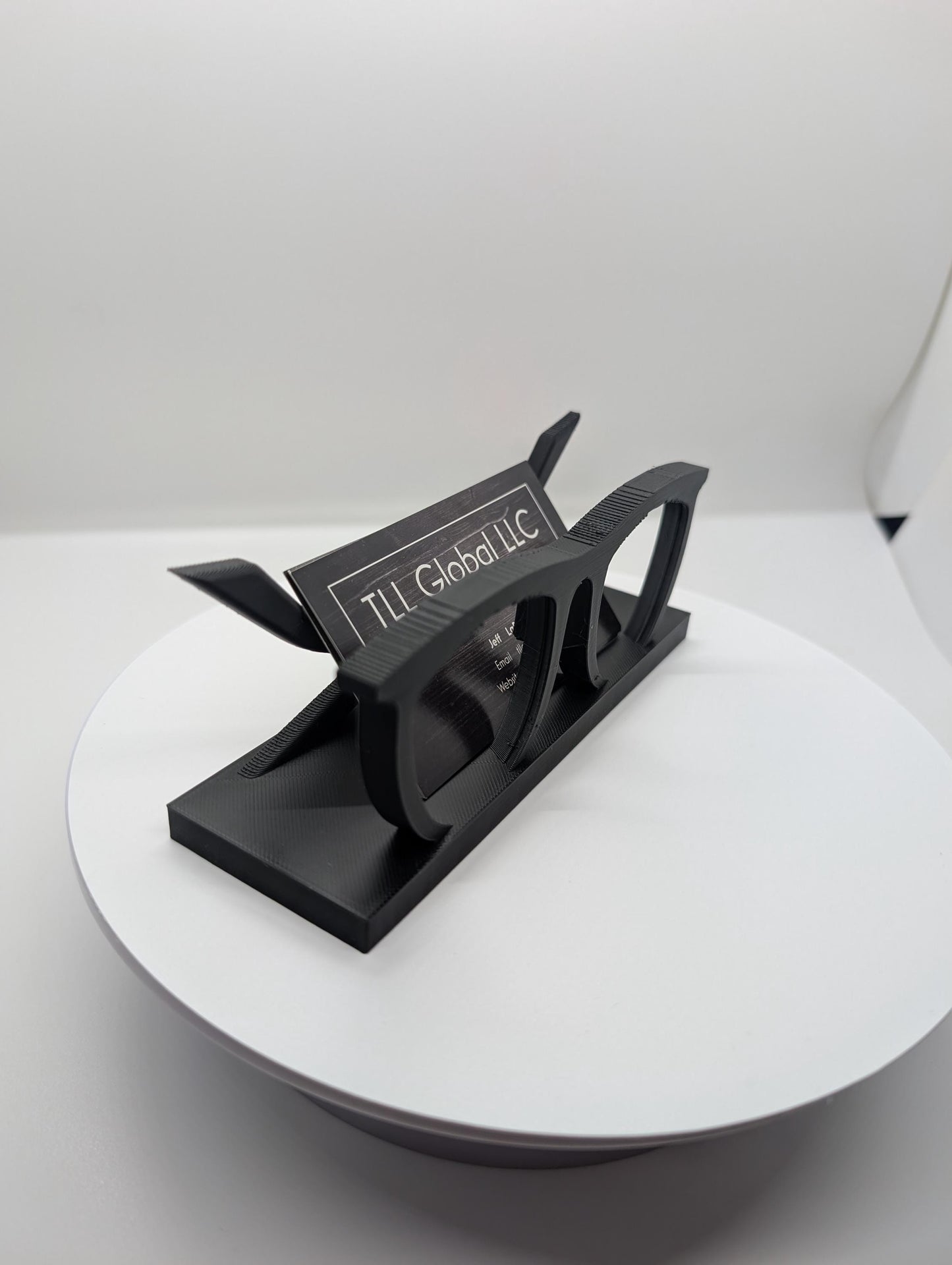 Glasses Buisness Card Holder - optometrist office black