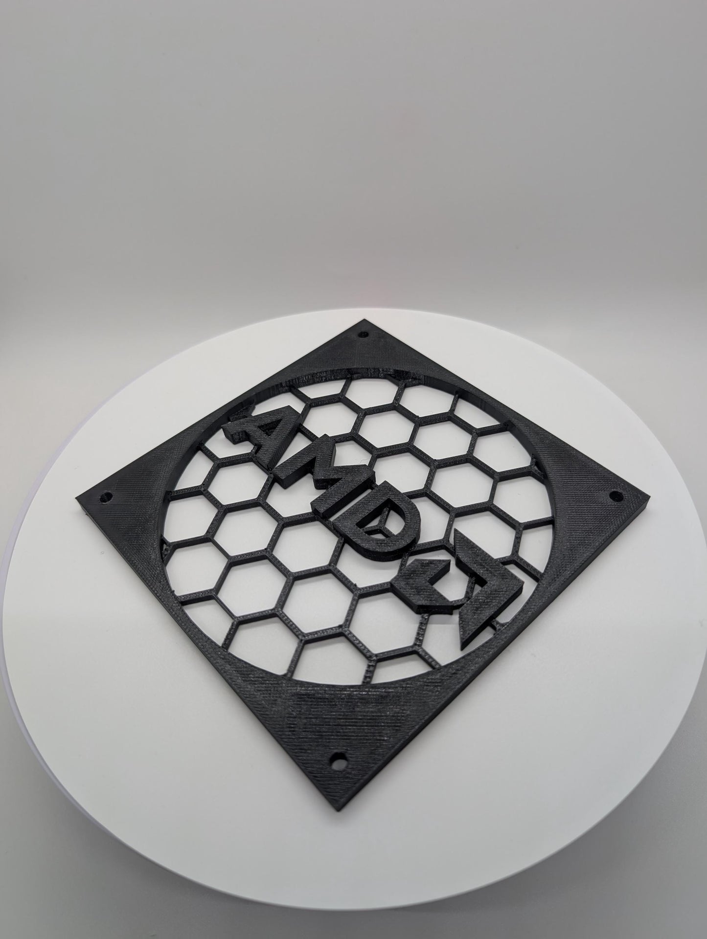 2x - 120mm fan covers hexagon -AMD-grill