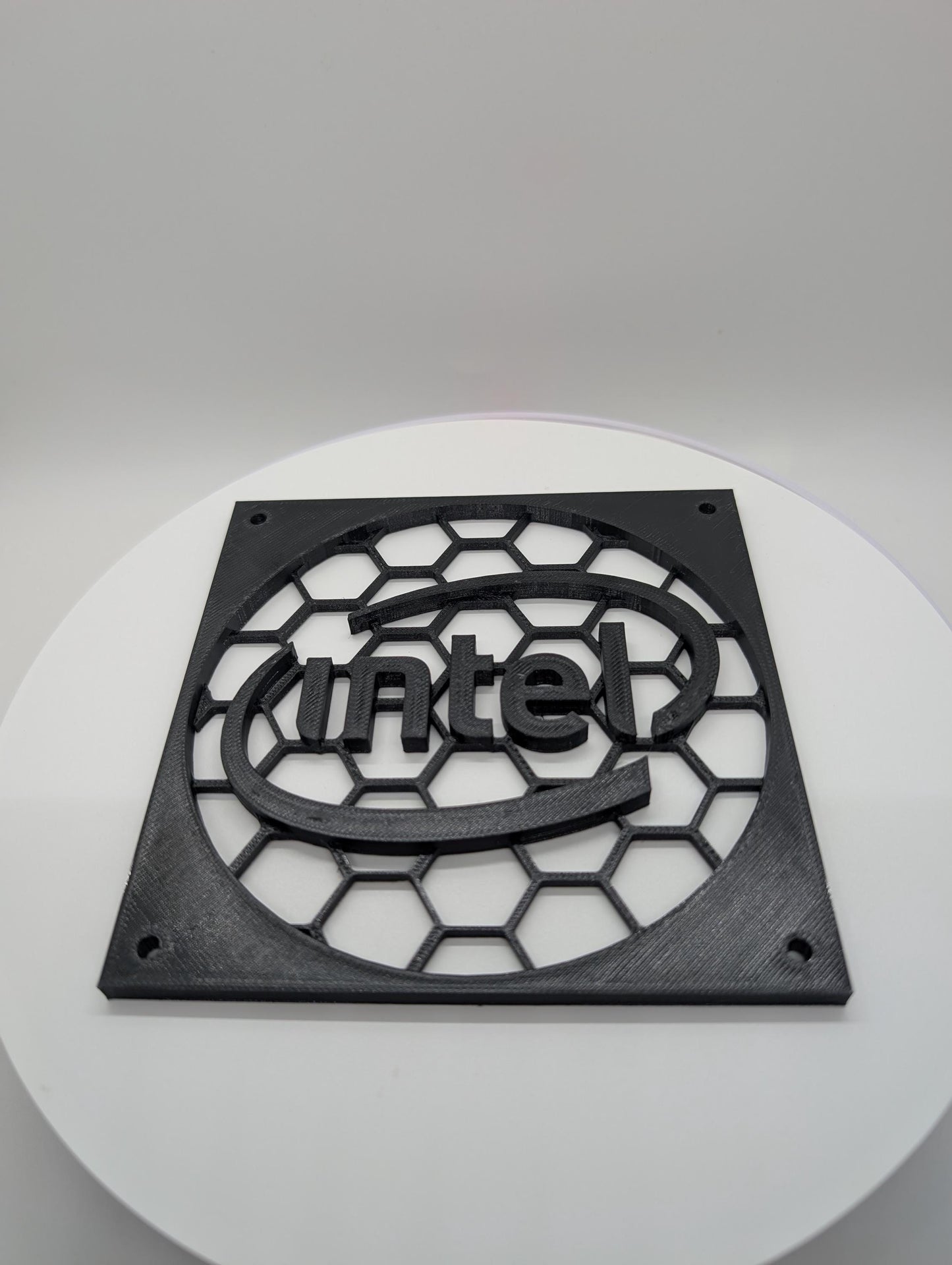 2x - 120mm fan covers hexagon -Intel-grill