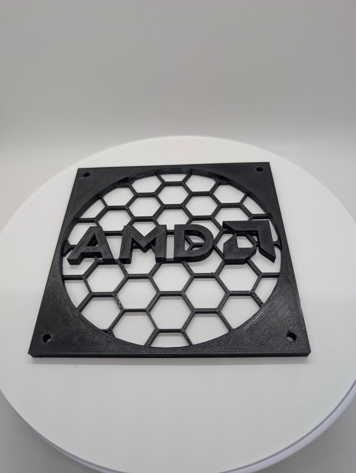 2x - 120mm fan covers hexagon -AMD-grill