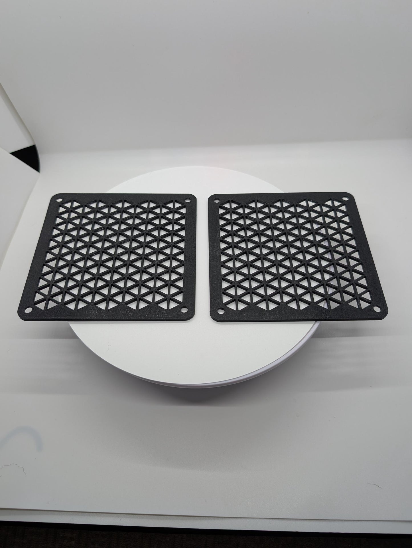 2x - 120mm fan covers Triangle Custom PC Black