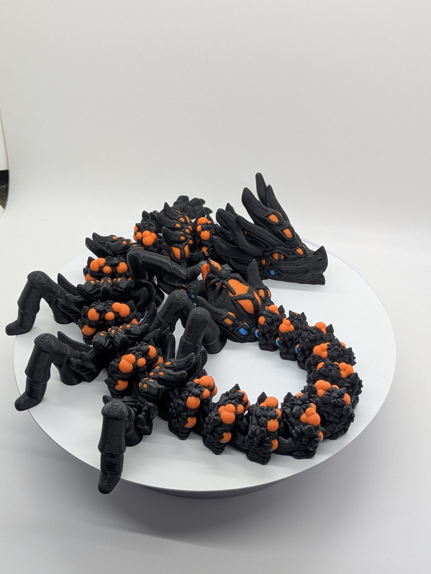 Dragon Spider Black Orange