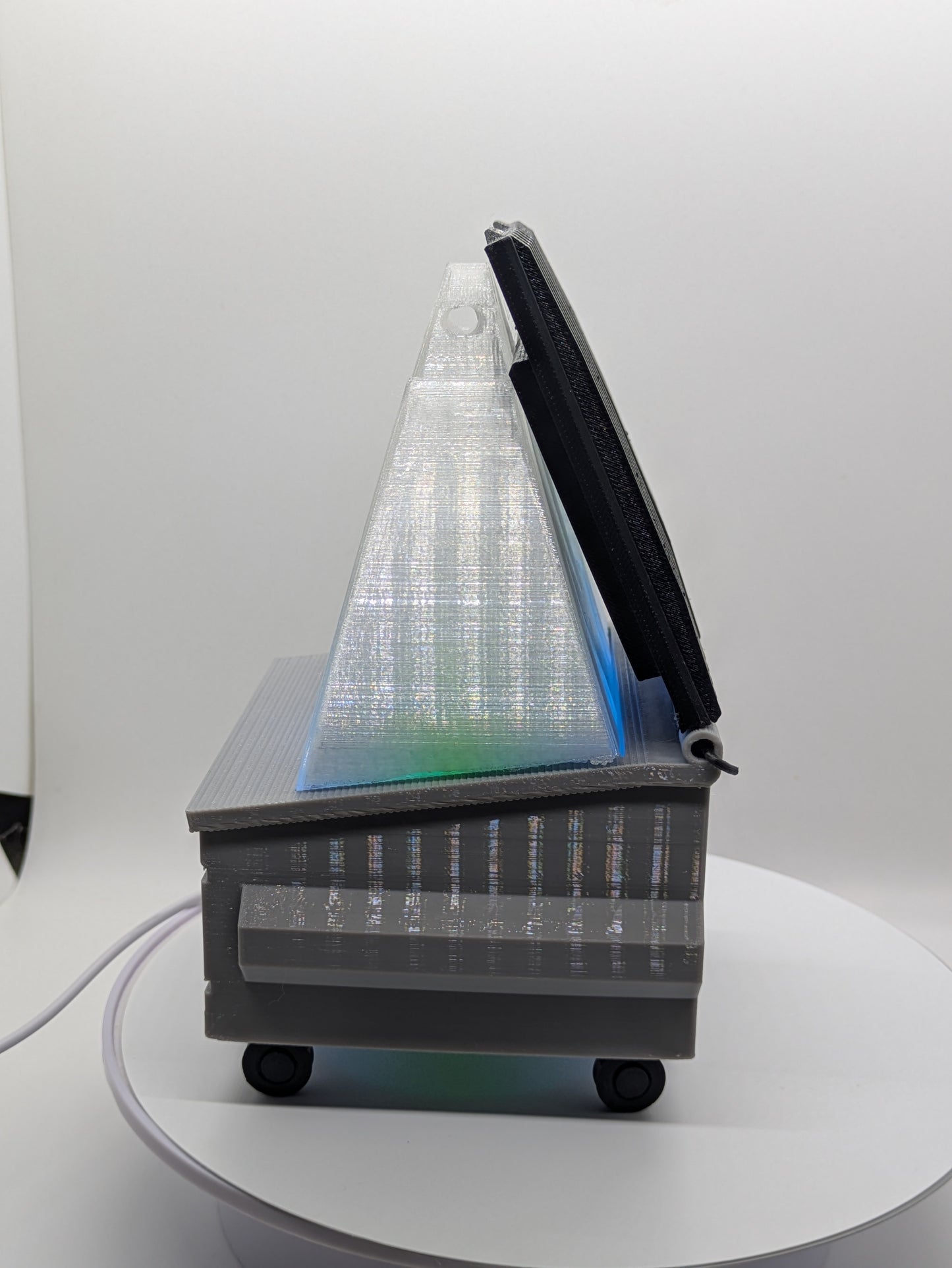 Dumpster Fire Lamp with remote
