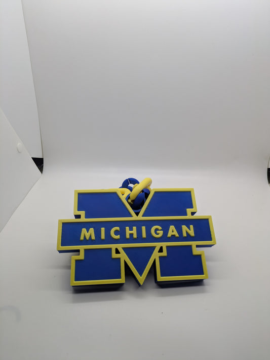 Michigan large necklace with logo charm