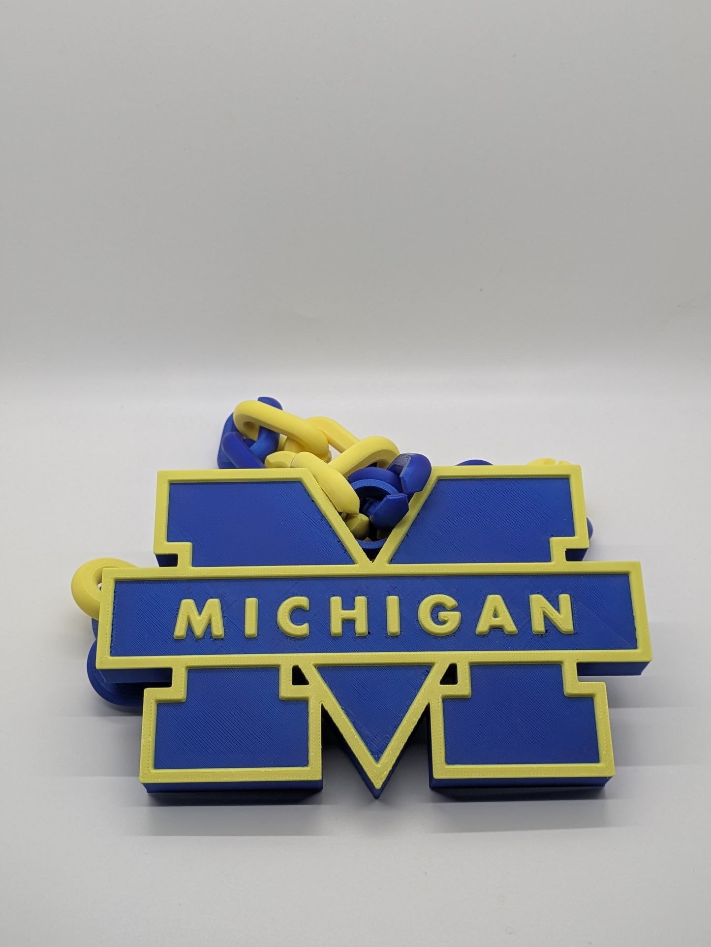Michigan large necklace with logo charm