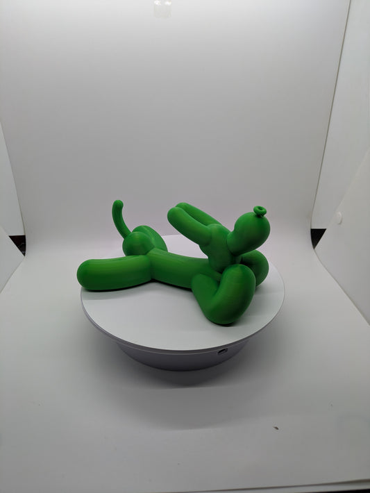 Resting Balloon Dog Green