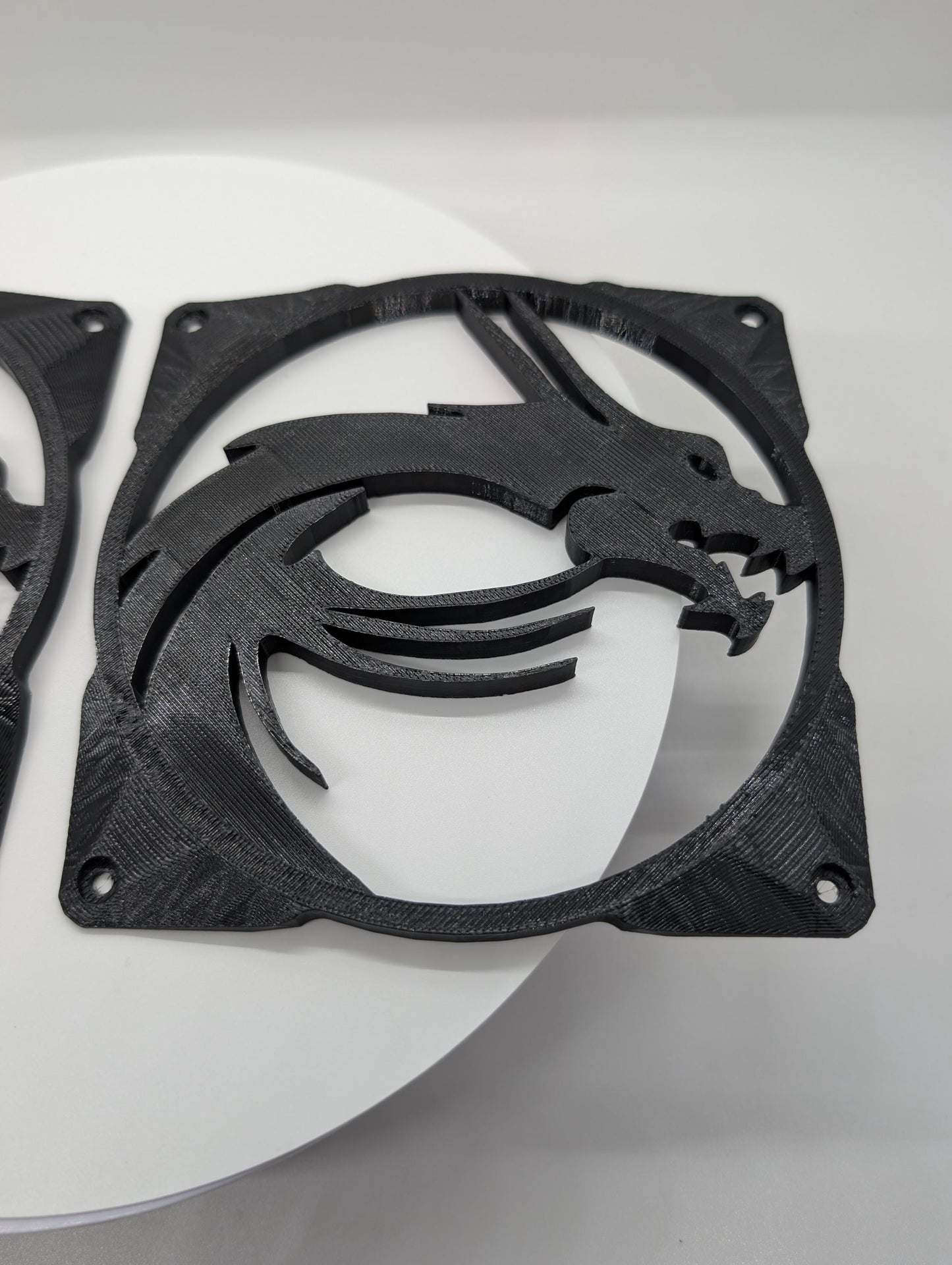 2x - 120mm fan covers Dragon -MSI- Black