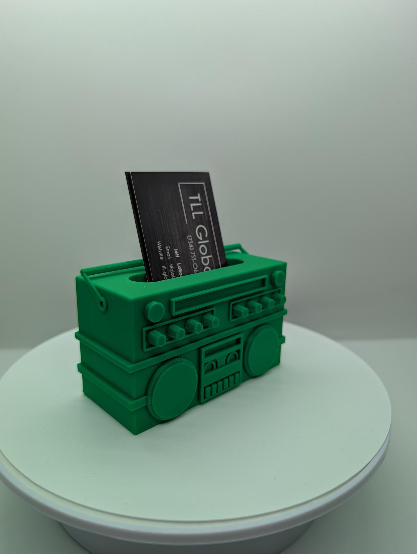 Business Card Holder BoomBox Radio - DJ