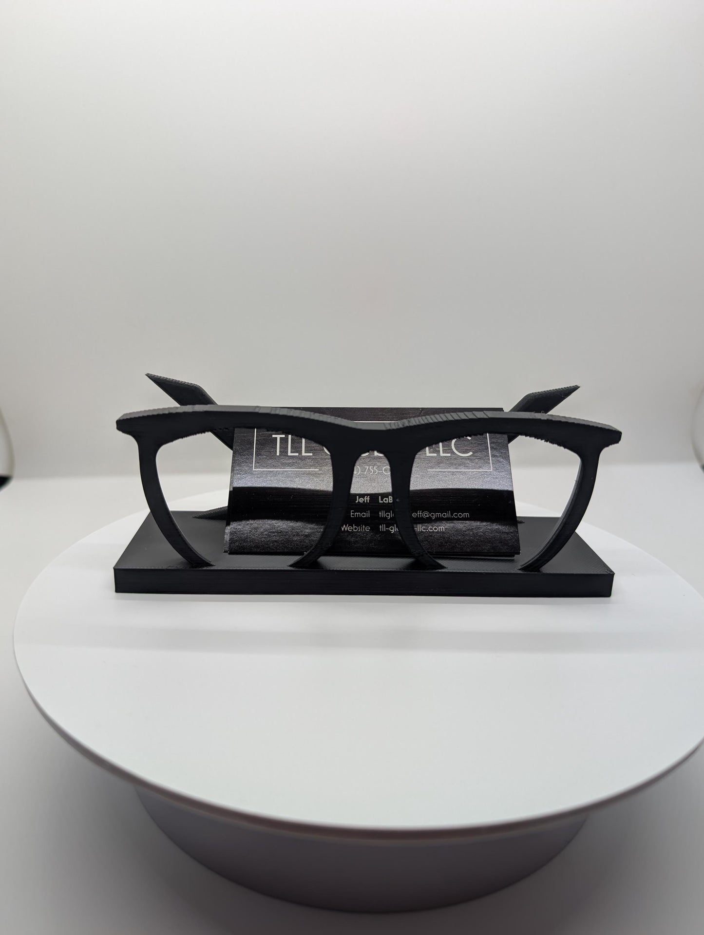 Glasses Buisness Card Holder - optometrist office black