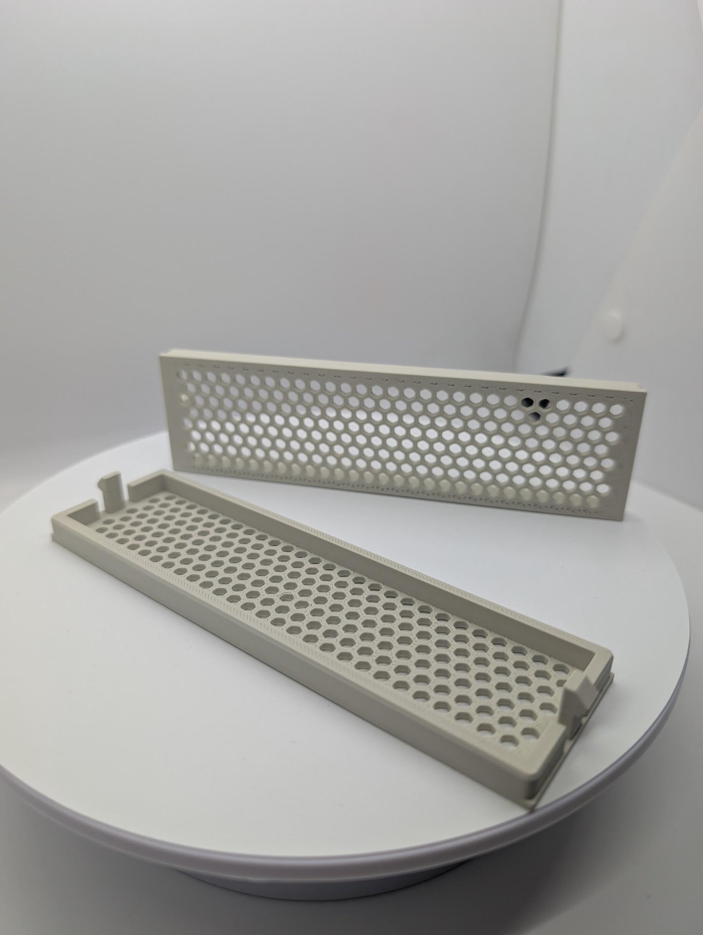 2x - 5.25 inch optical drive bay cover vented hexagon small hex . Beige replacement computer tower parts. Khaki