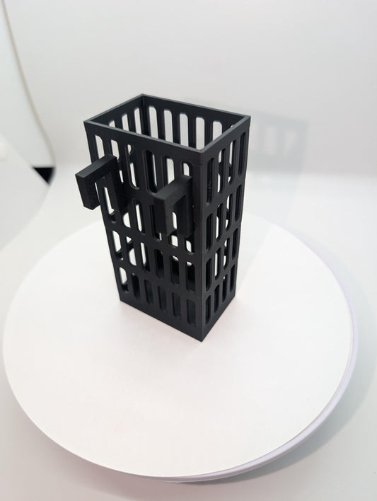Aquarium plant box small but deep Aquarium Plant Holder Aquatic Plant , Fish Tank Planter, Decor - basket for 1/2 inch rim 2.25 x 1.5 x 4.25