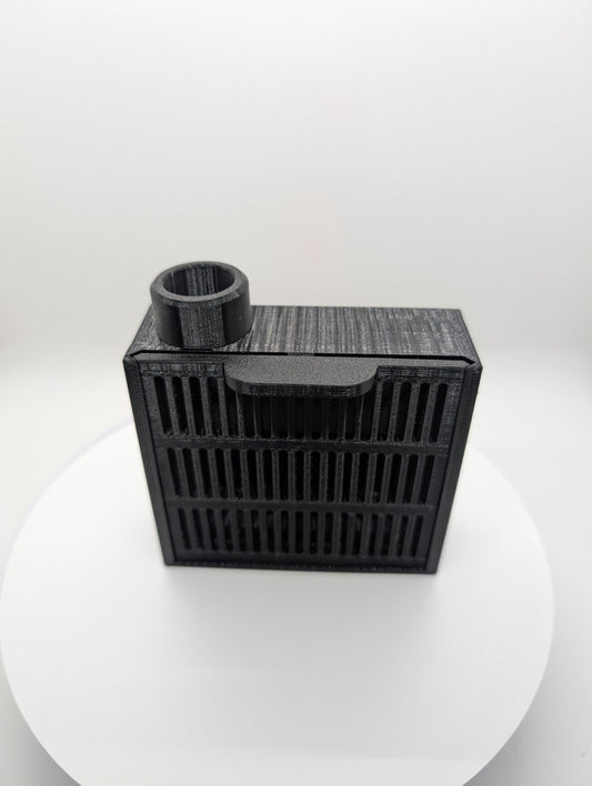 Suction basket for aquarium filter. Black