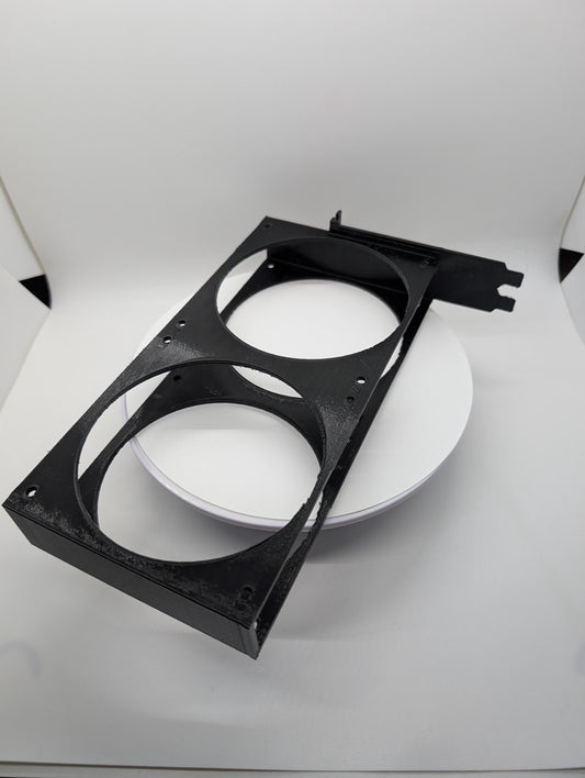 PCIe Dual 120mm Fan Mount. Version 2 beefier mount