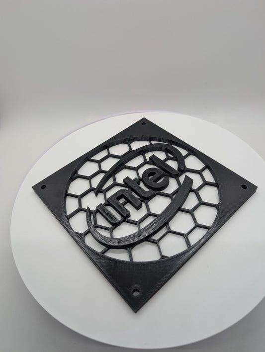 2x - 120mm fan covers hexagon -Intel-grill