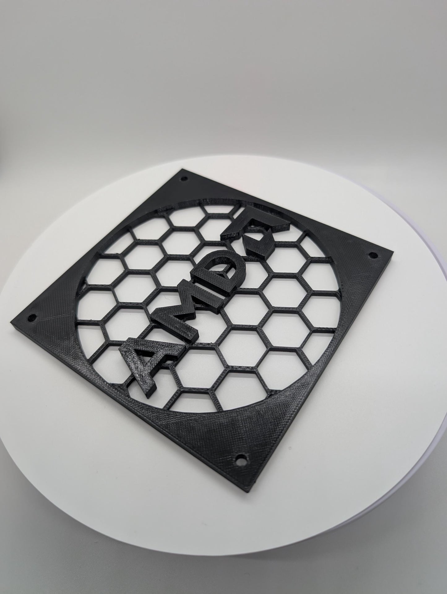 2x - 120mm fan covers hexagon -AMD-grill