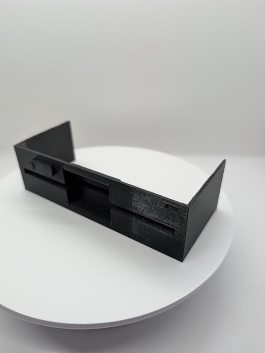 5.25 inch optical bay cover.  Fake Floppy Drive . black replacement computer tower parts. sleeper parts.