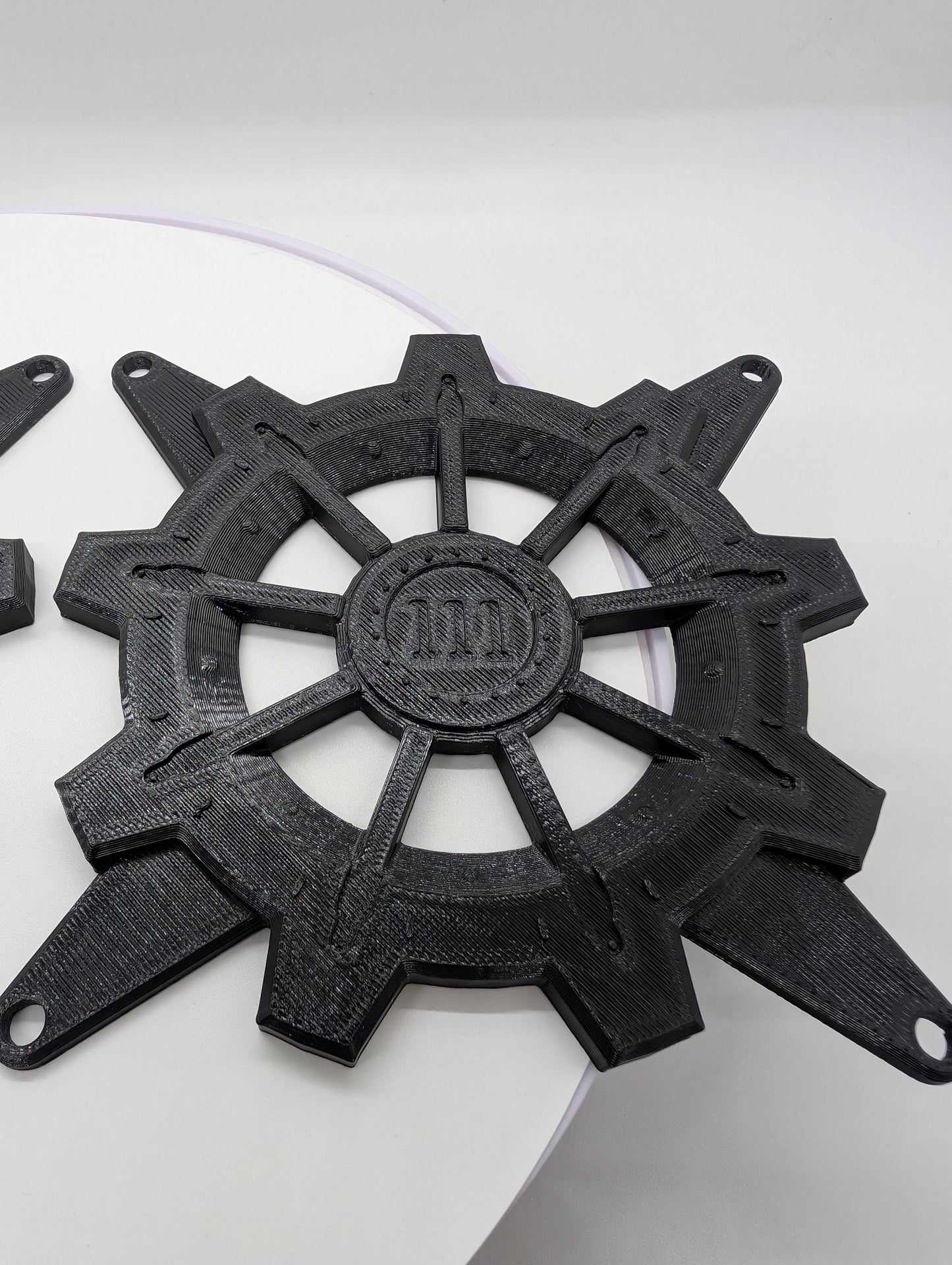 2x - 120mm fan covers vaultec vault 111 Black