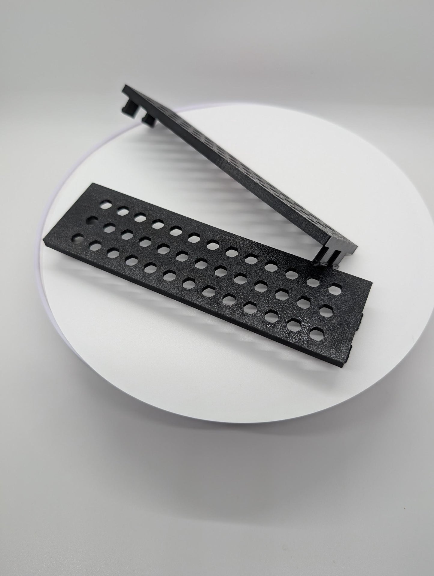 2x - 5.25 inch optical drive bay cover vented hexagon Lg hex . black replacement computer tower parts.