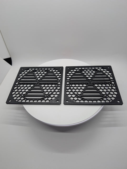2x - 120mm fan covers Nuke nuclear pattern