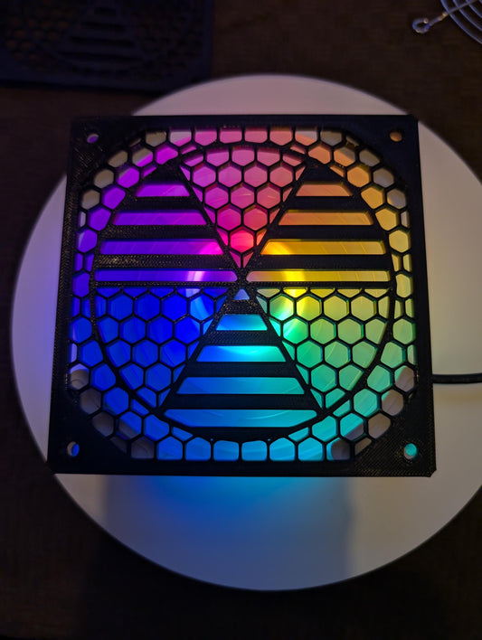 2x - 120mm fan covers Nuke nuclear pattern